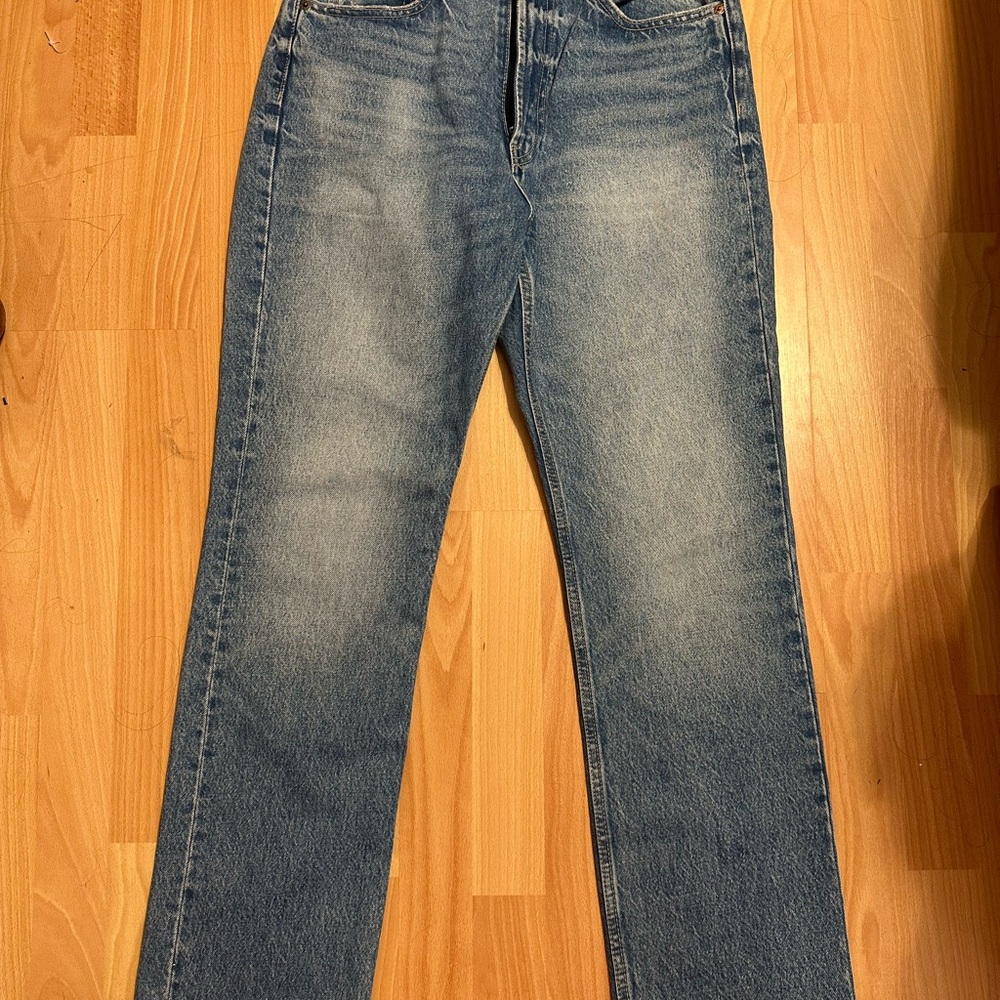 ZARA Classic Blue Denim straight Jeans